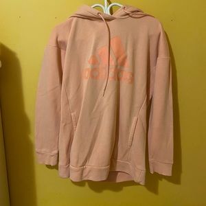 Light pink Adidas Hoodie size Small
